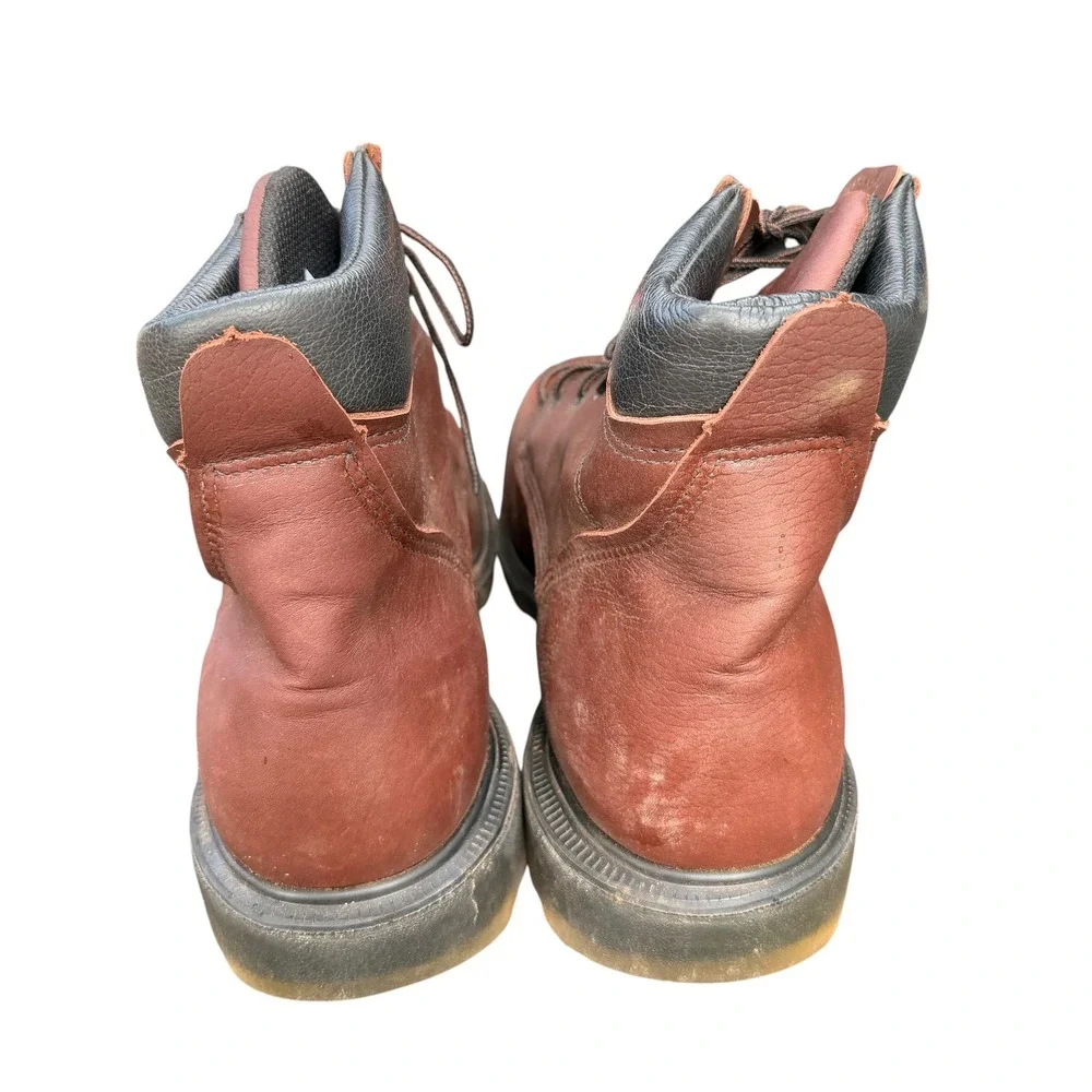 Red Wing 606 Mens Brown Leather Work Boots Soft Toe EH Made in USA Size 13 E2